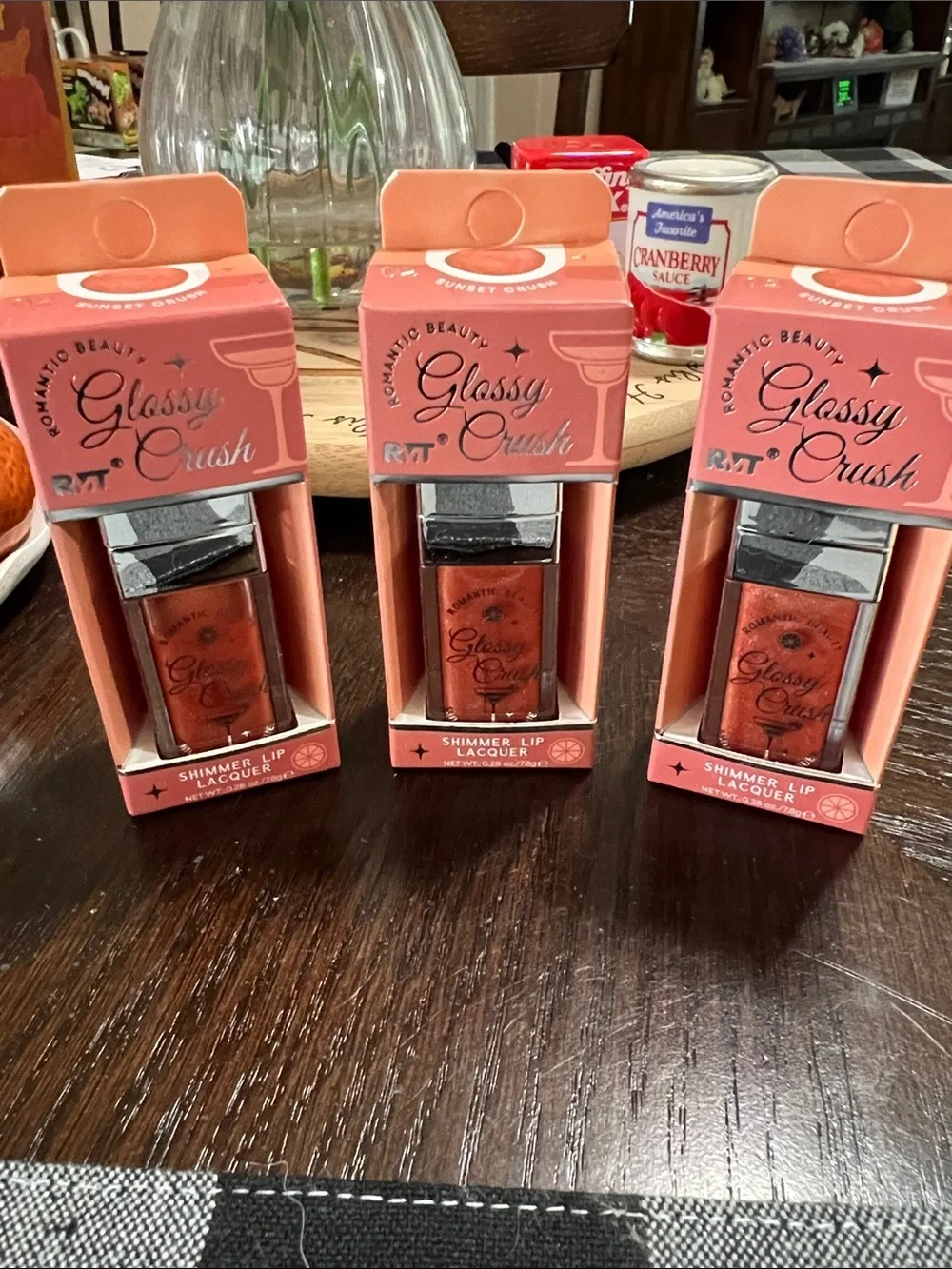 New RESELLER BUNDLE Glassy Crush Shimmer Lip Lacquer in Orange